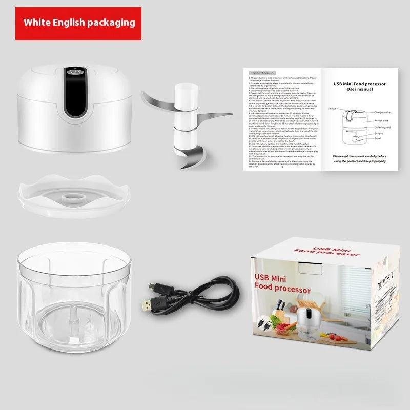 Electric Mini Garlic Vegetable Chopper