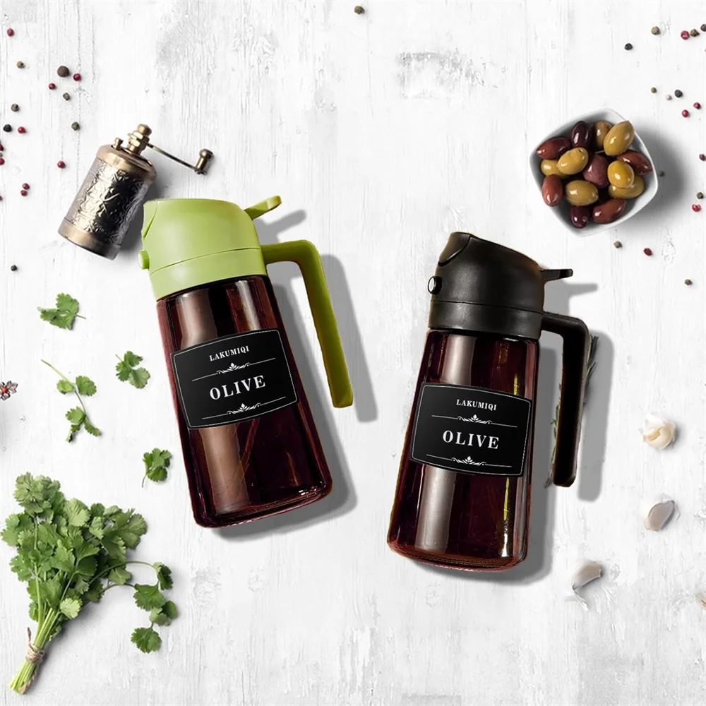 2-in-1 Glass Oil Dispenser & Sprayer