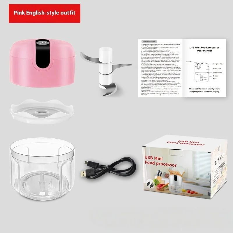 Electric Mini Garlic Vegetable Chopper